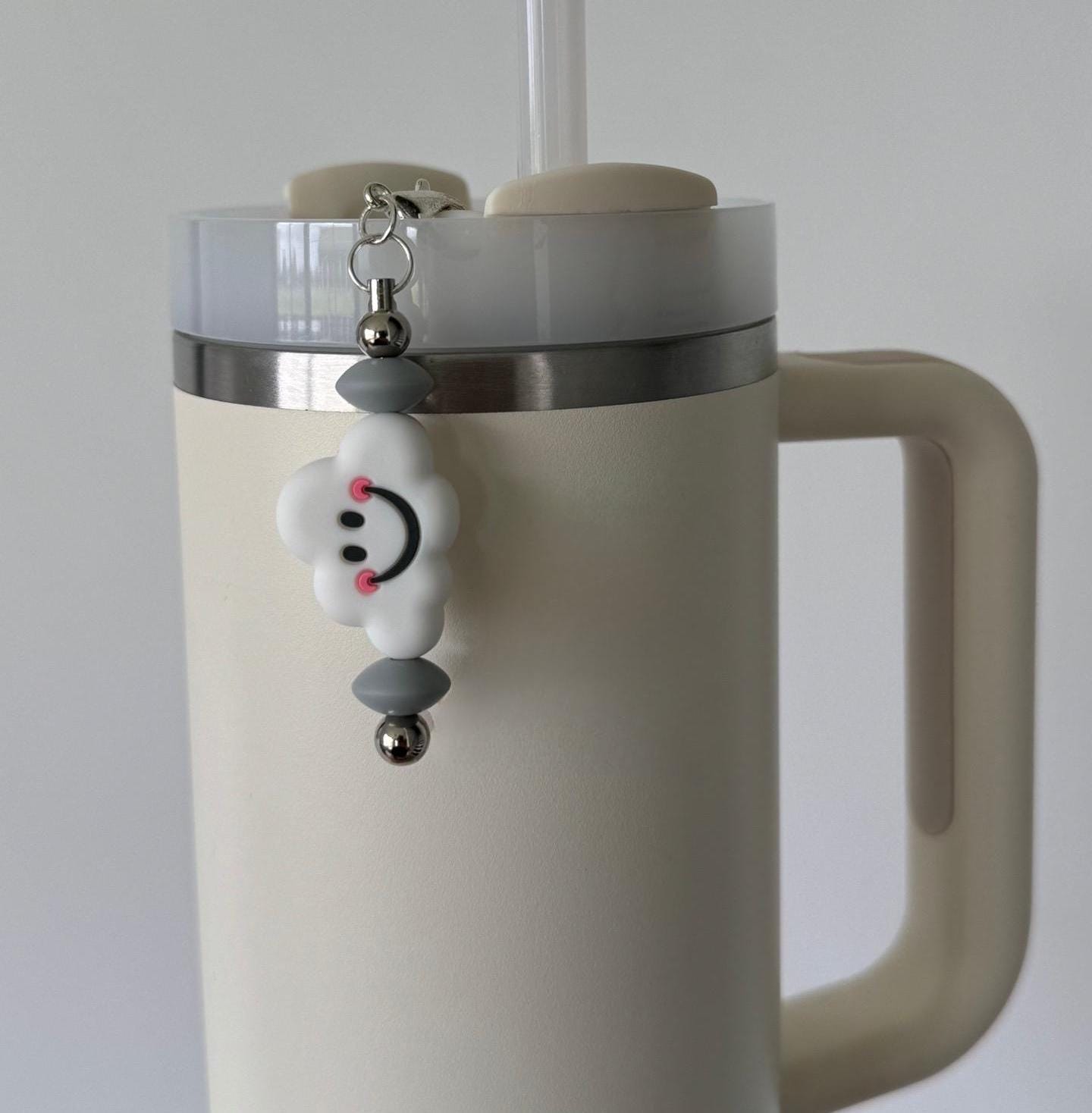 Vertical Cloud Tumbler Charm Chain