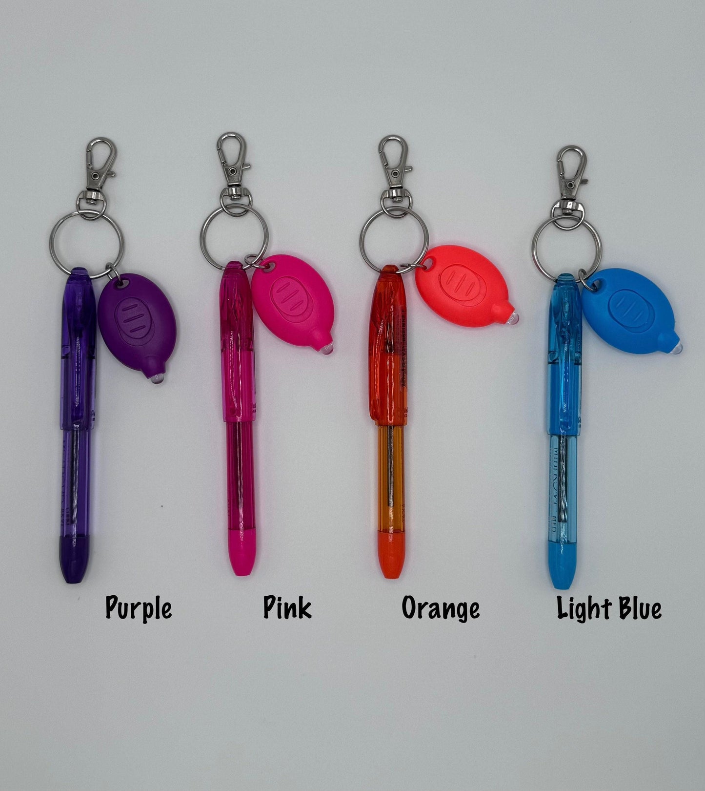 Single Mini Ball Point Ink Pen & Light