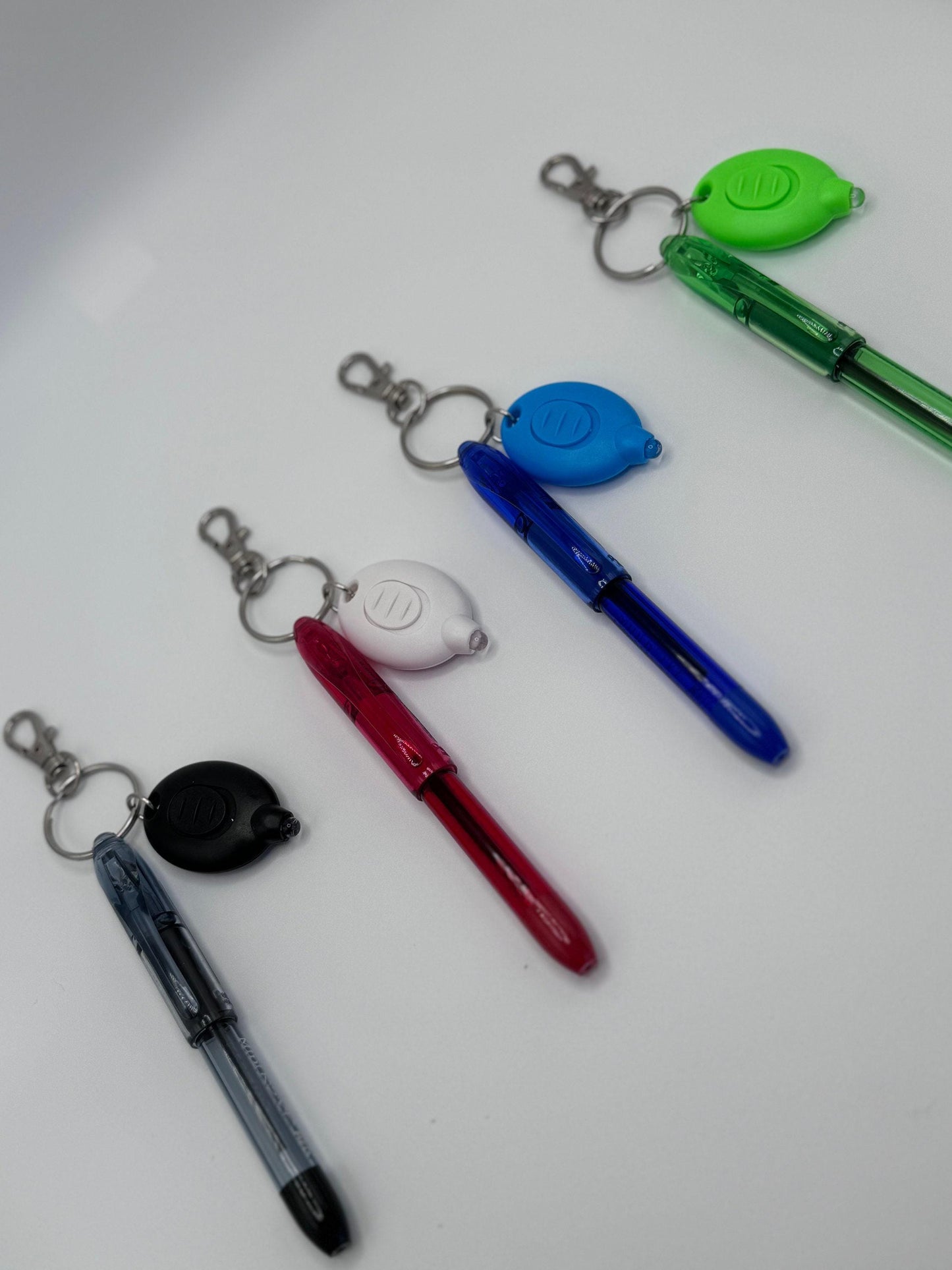 Single Mini Ball Point Ink Pen & Light