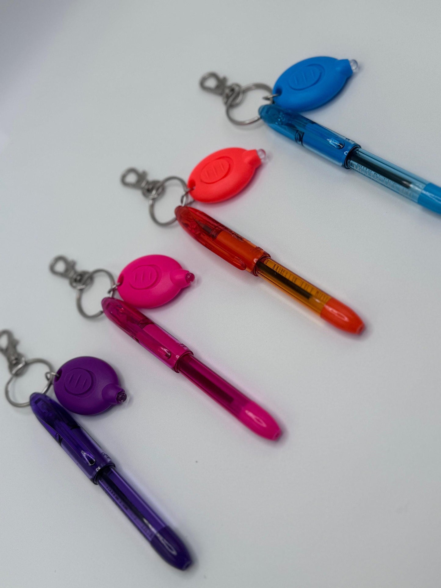 Single Mini Ball Point Ink Pen & Light