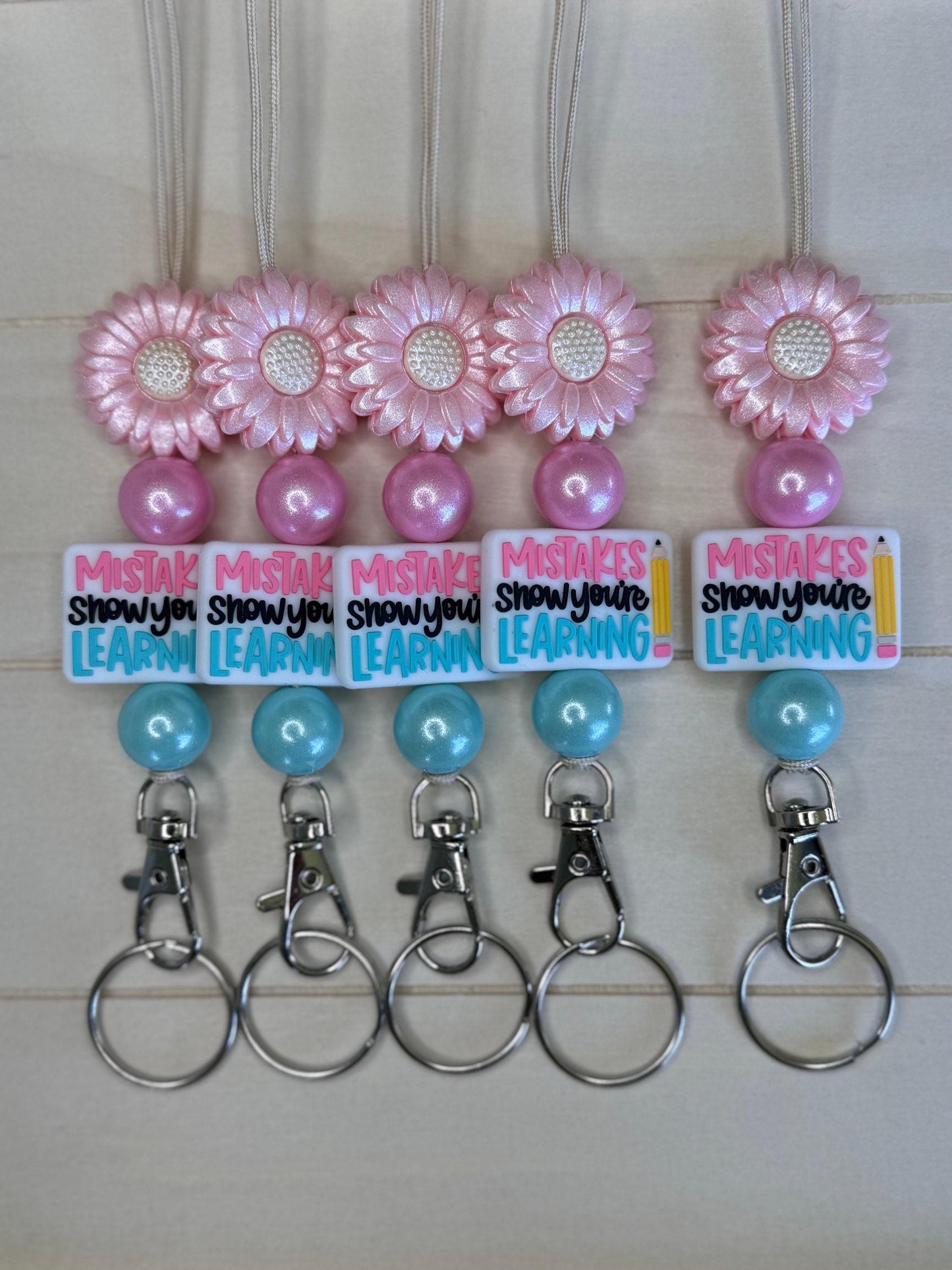Mistakes Show You're Learning Lanyard