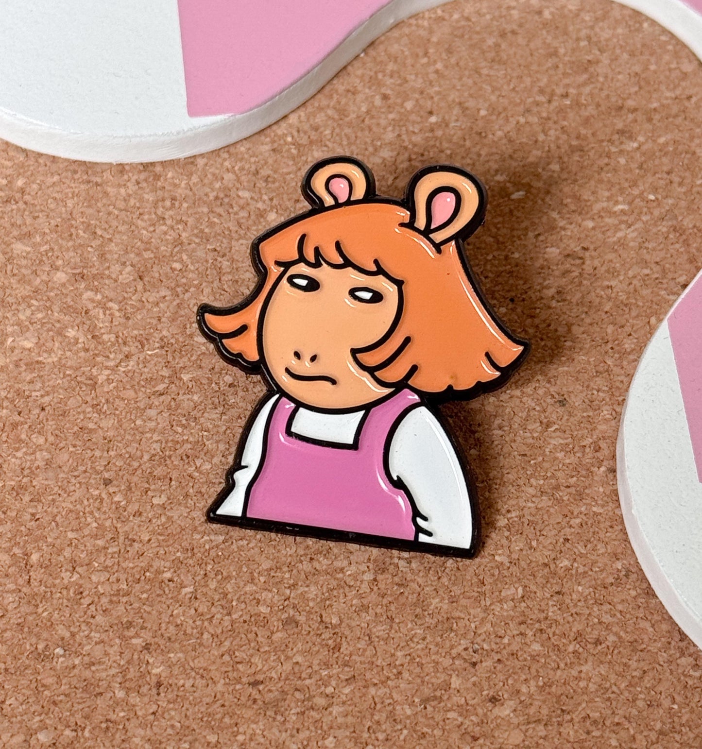 Side eye cute enamel pin snarky badge reel accessory funny medical pins lanyard gift backpack collector pins quirky bookish gifts