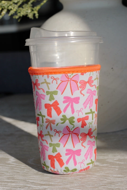 Coquette Bow Coffee Coozie