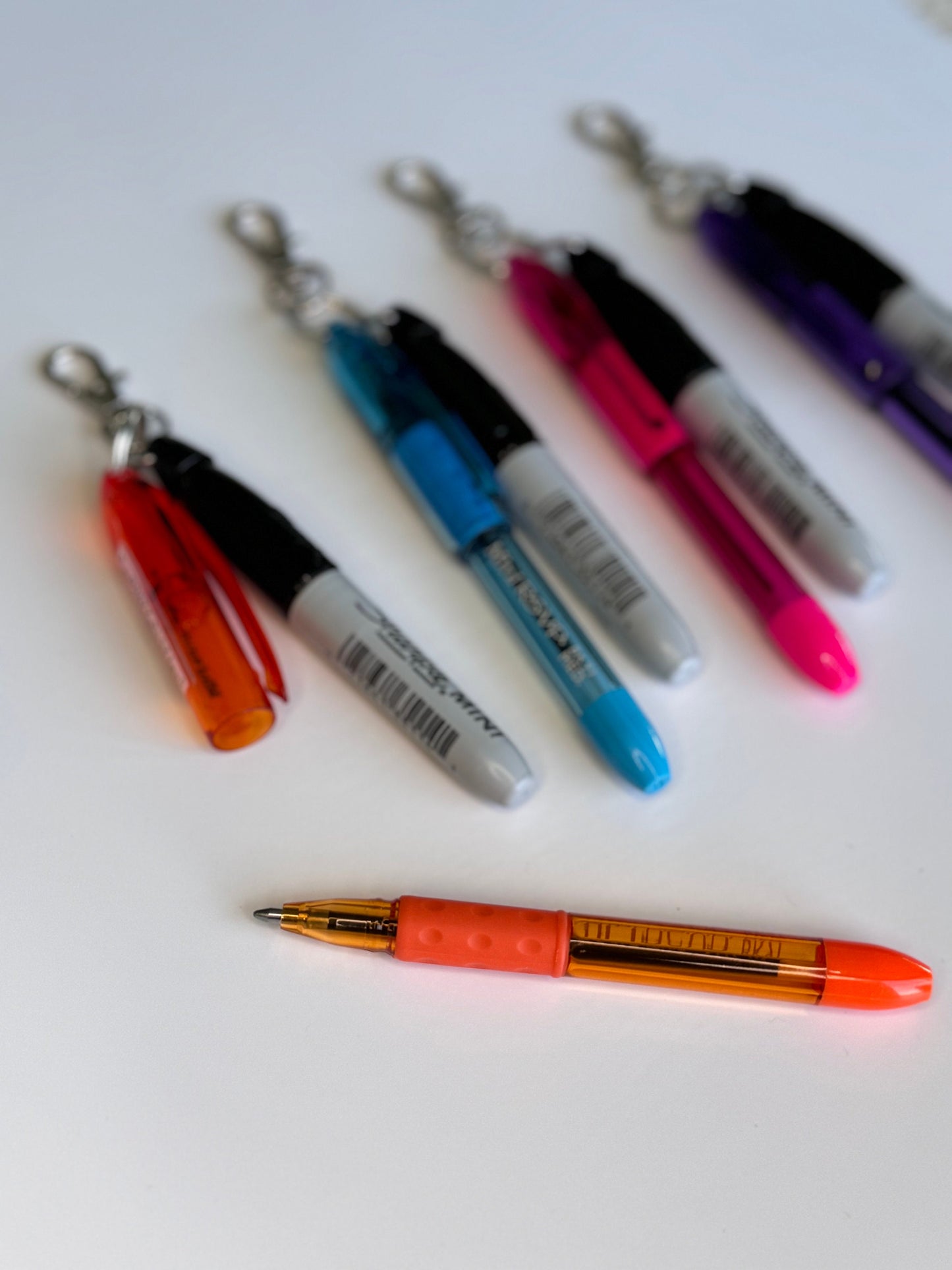Mini Ballpoint Pen and Permanent Marker Set