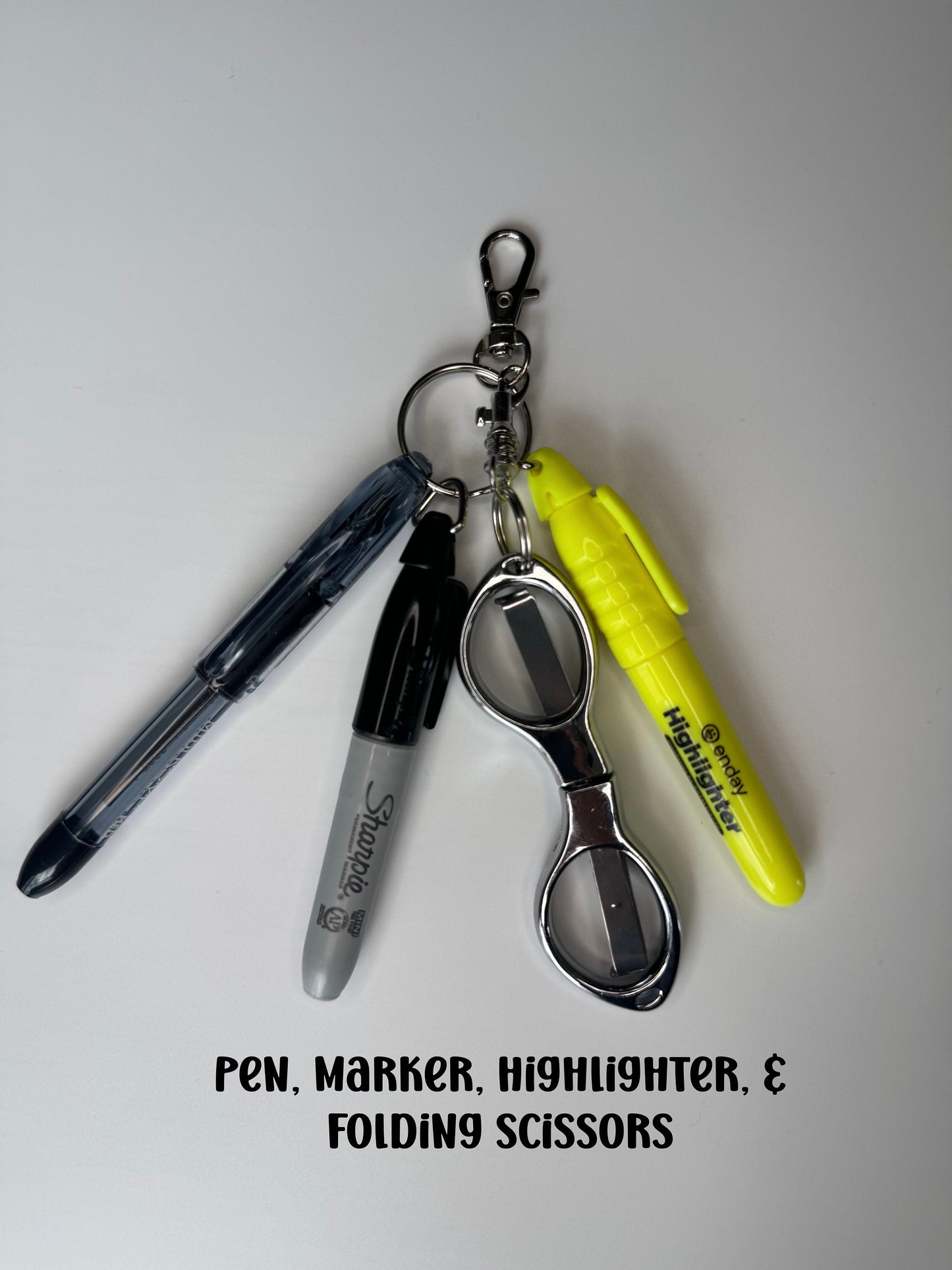 Mini Pen Set with Folding Scissors