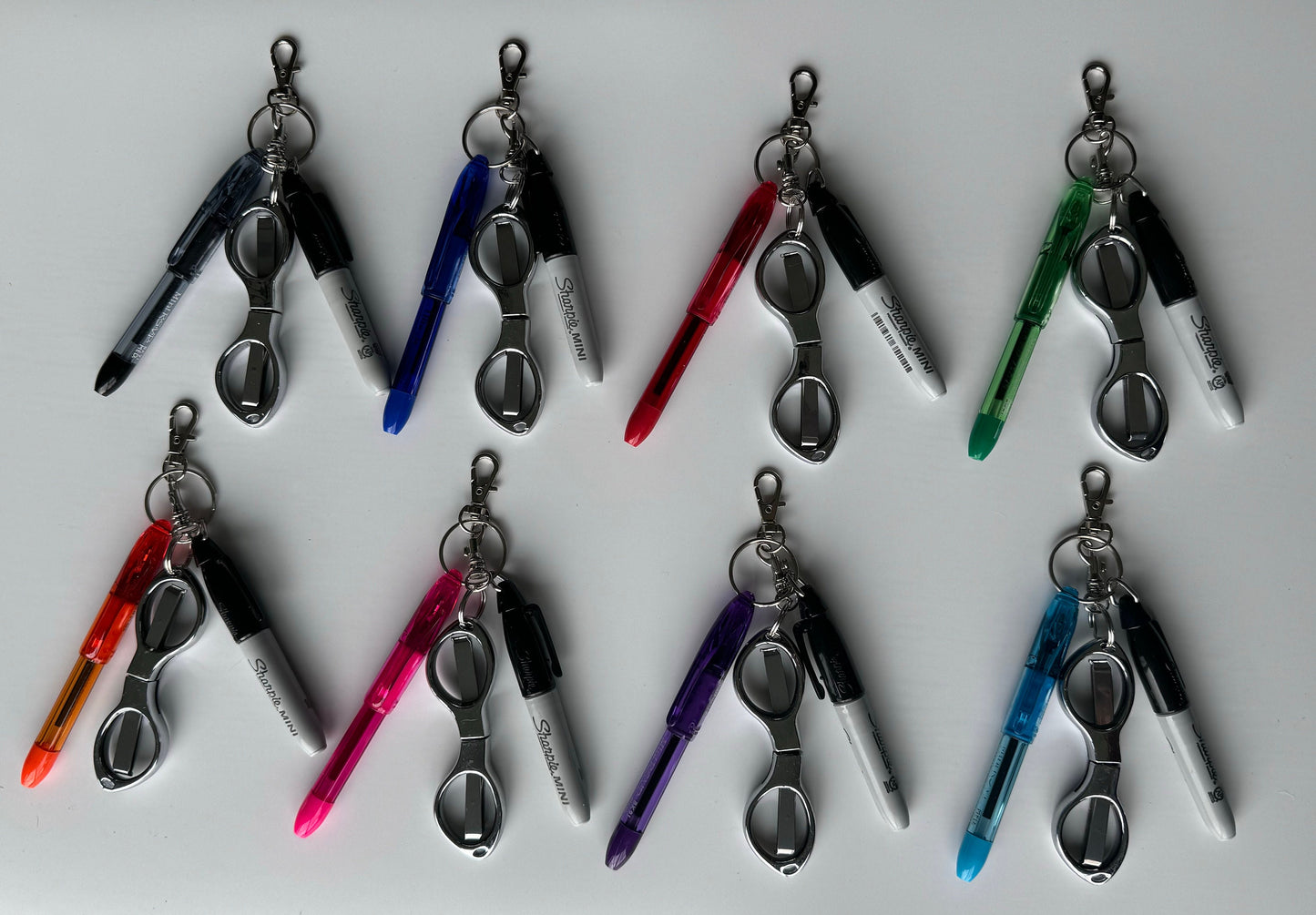Mini Pen Set with Folding Scissors