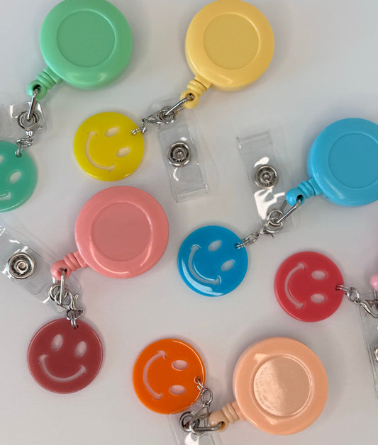 Groovy Smiley Face Charm