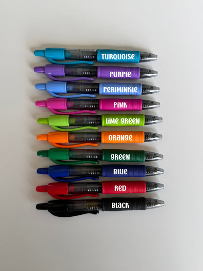 Gel pen and highlighter for nurse badge reel accessory nicu nurse badge reel medical assistant breakaway lanyard pen keychain new nurse gift
