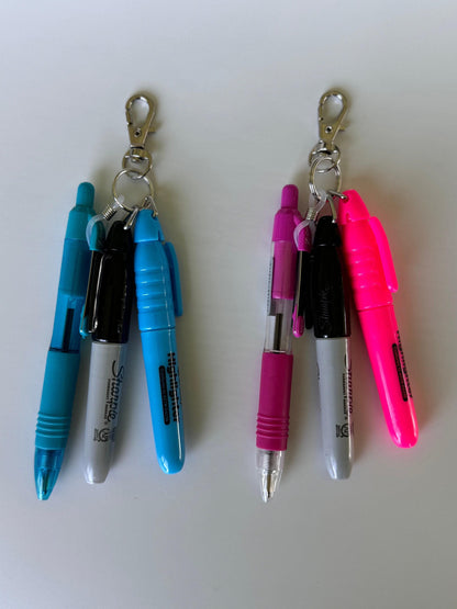 Ball Point Ink Triple Pen Set