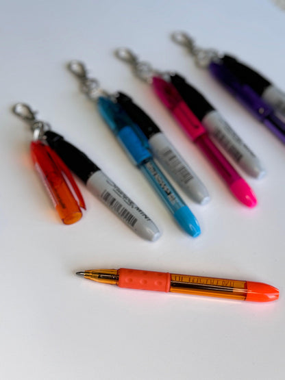 Ball Point Ink Pen and Permanent Marker Set