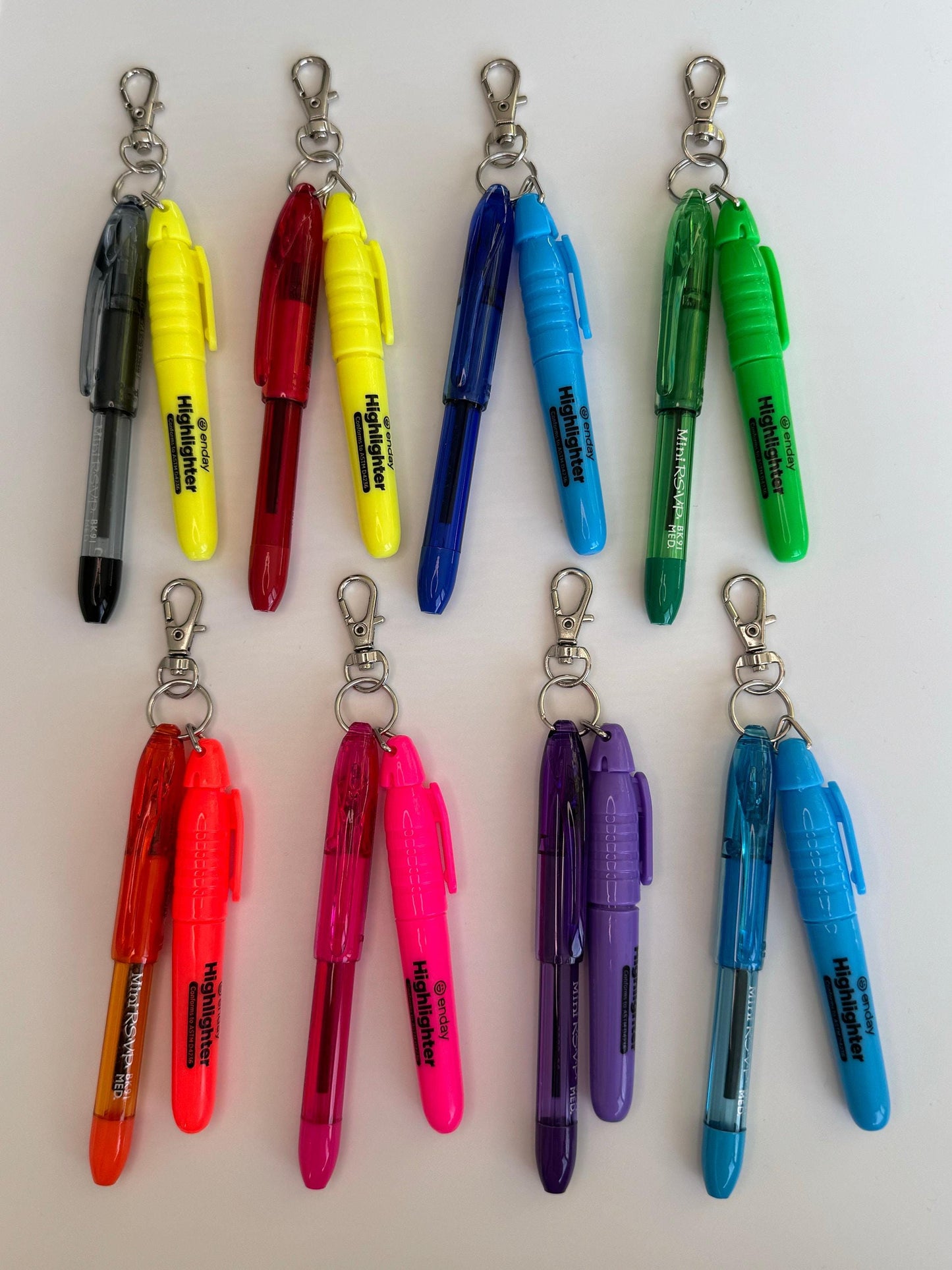 Ball Point Ink & Highlighter Set