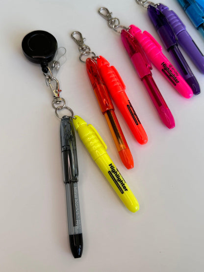 Ball Point Ink & Highlighter Set