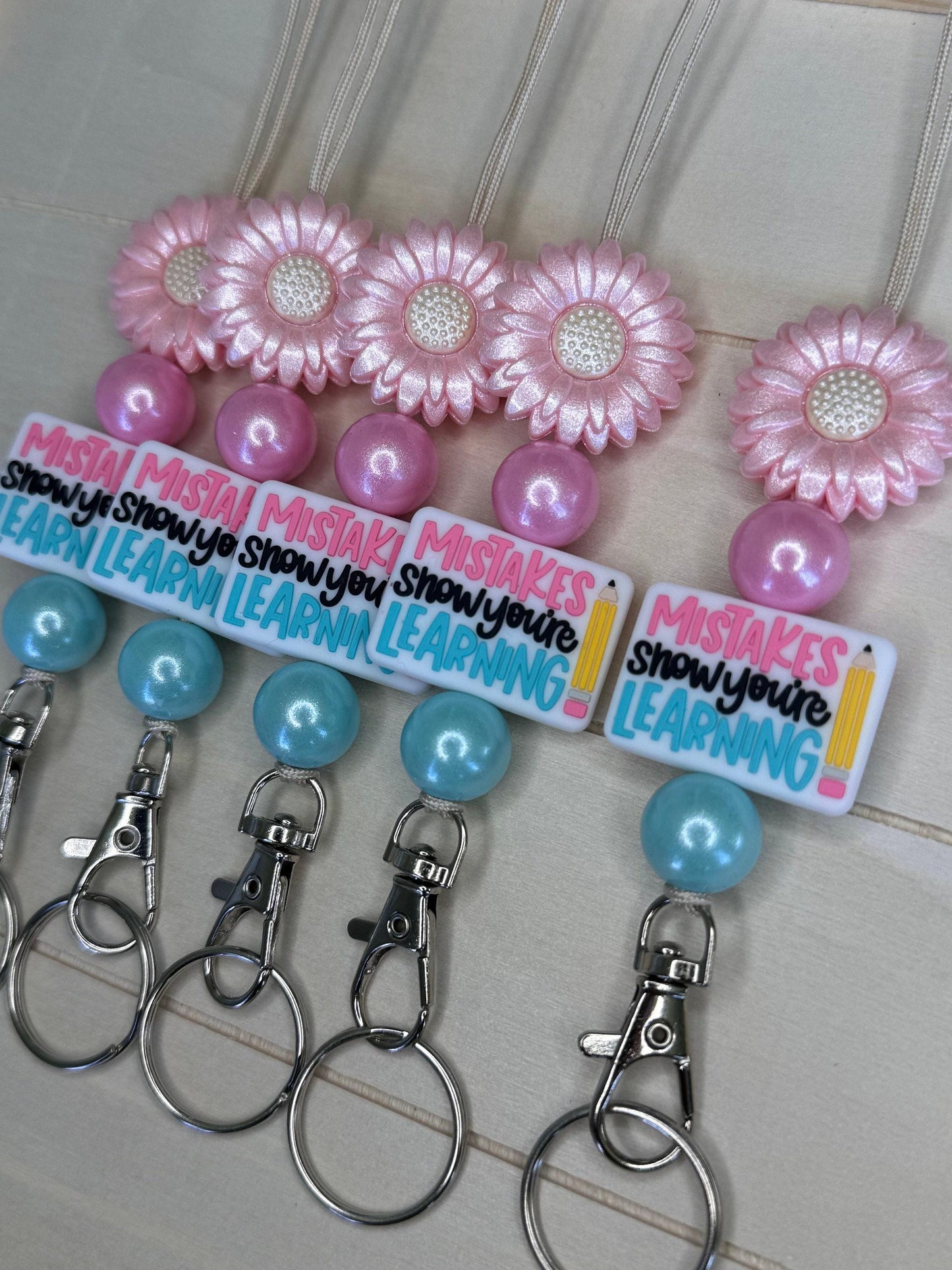 Mistakes Show You're Learning Lanyard