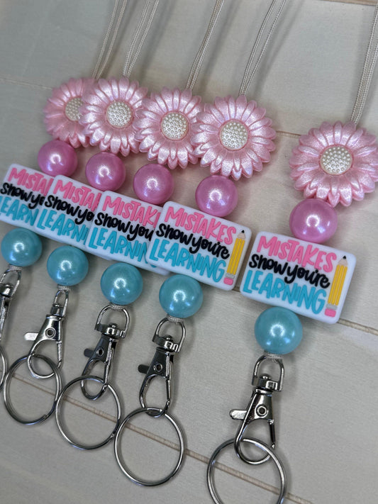 Mistakes Show You're Learning Lanyard