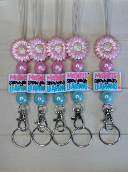 Mistakes Show You're Learning Lanyard