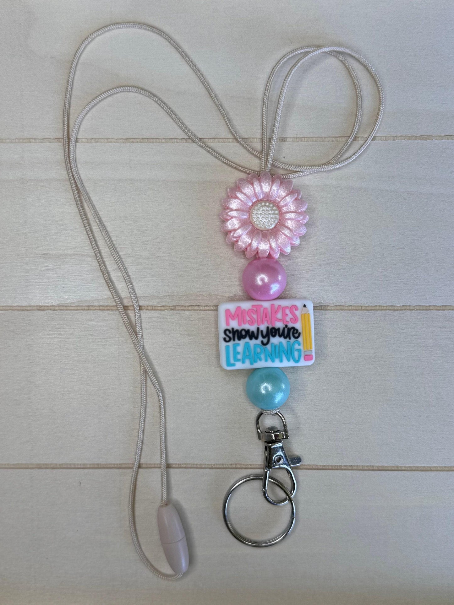 Mistakes Show You're Learning Lanyard