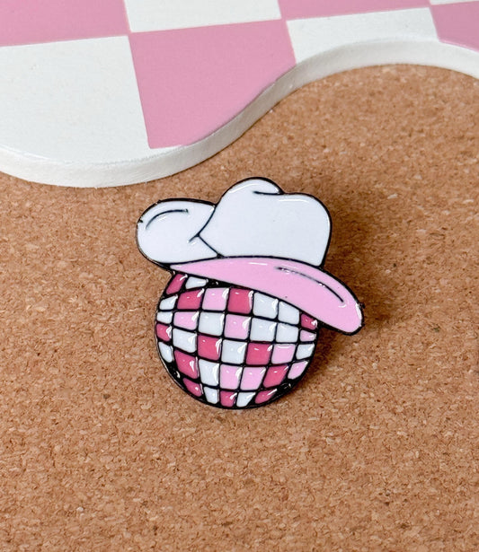 Pink Disco Ball Cute Enamel Pin Snarky Badge Reel Accessory Funny Medical Pins Lanyard Gift Backpack Collector Pins Quirky Bookish Gifts