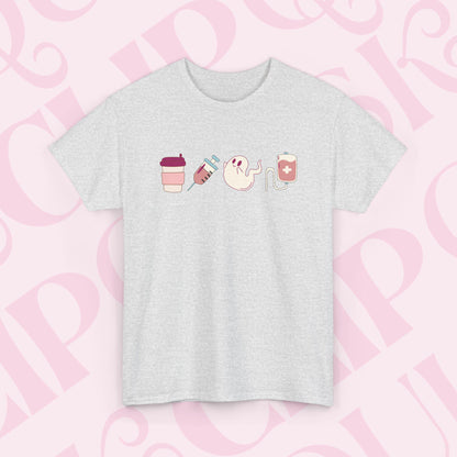 Halloween Medical T-shirt For Healthcare Worker Cute Fall Shirt Nurse