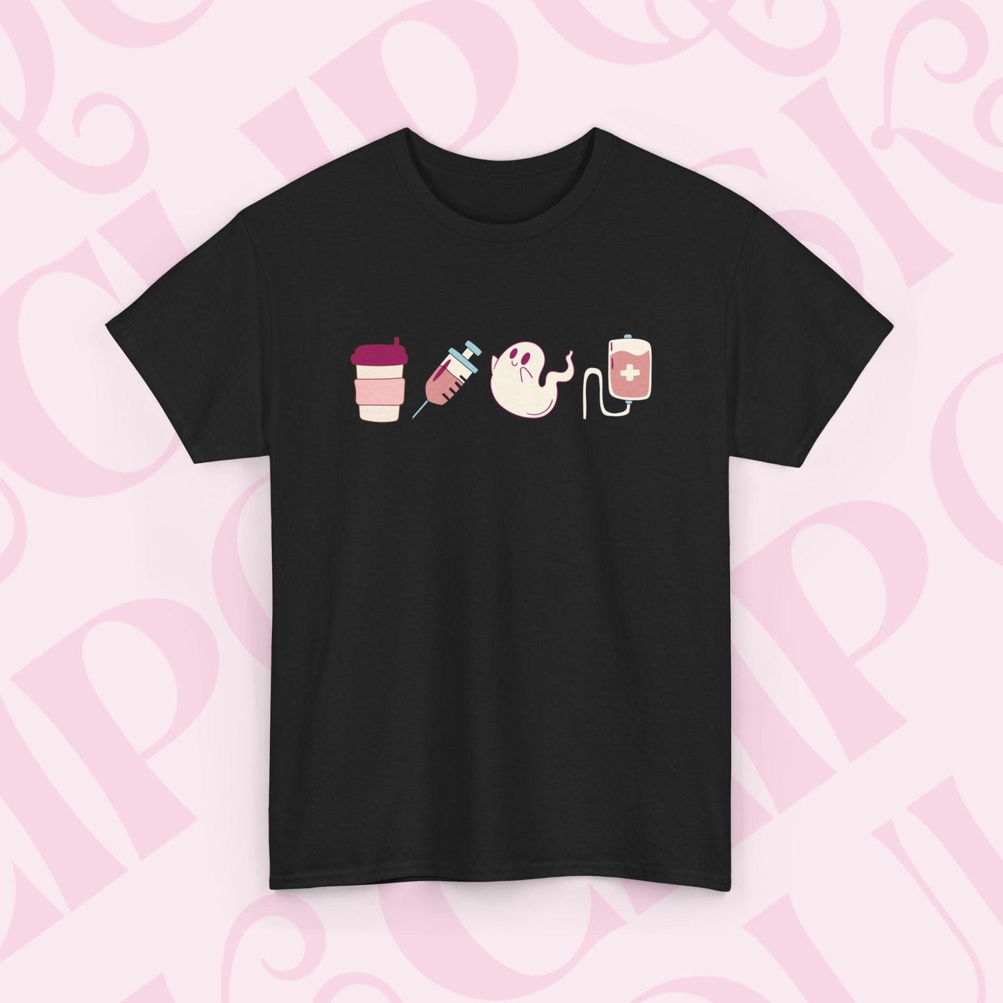Halloween Medical T-shirt For Healthcare Worker Cute Fall Shirt Nurse