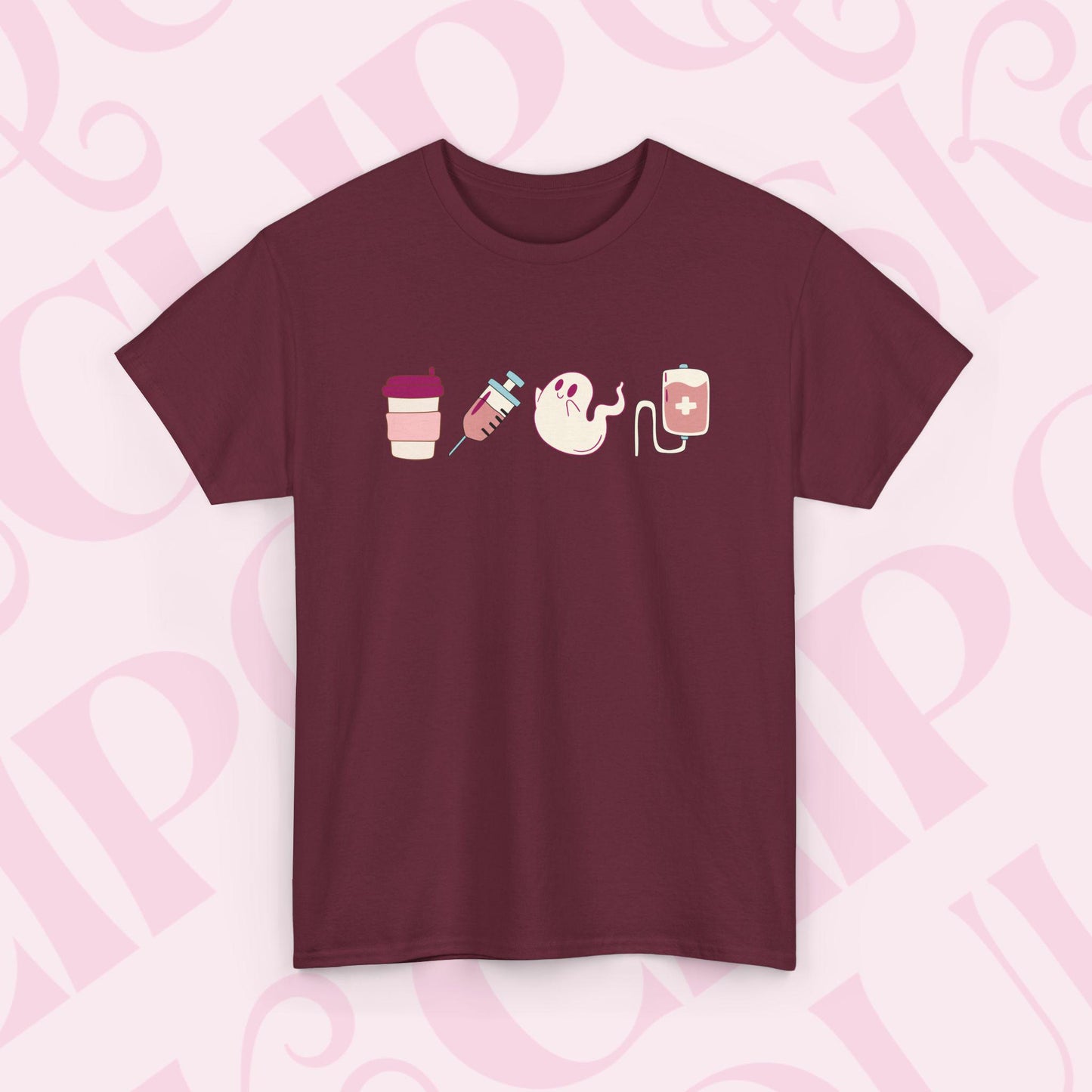 Halloween Medical T-shirt For Healthcare Worker Cute Fall Shirt Nurse