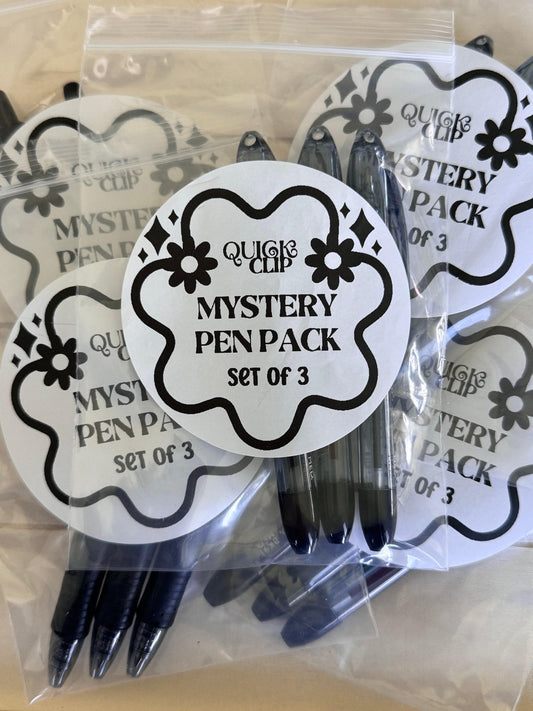 Mystery pack ballpoint and gel ink pens for ink refill craft supplies work pens for badge reel office school supplies colorful mini pen