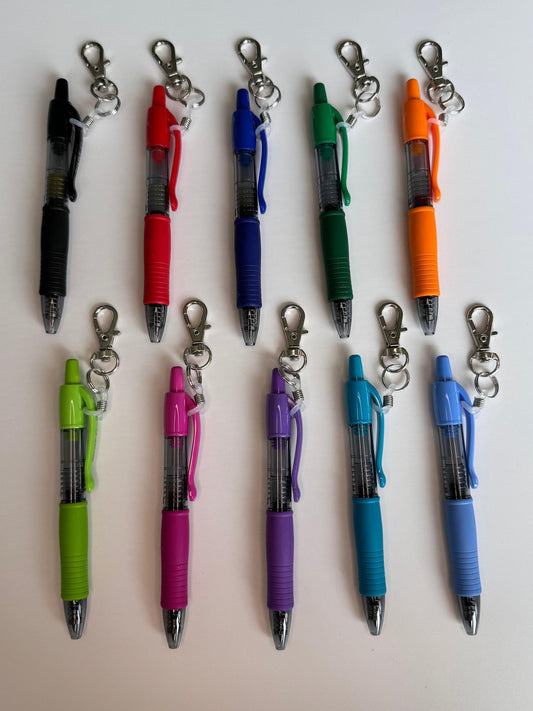 Gel ink pen for nurse badge reel accessory pen holder medical assistant lab tech breakaway lanyard pen keychain new nurse phlebotomist xray