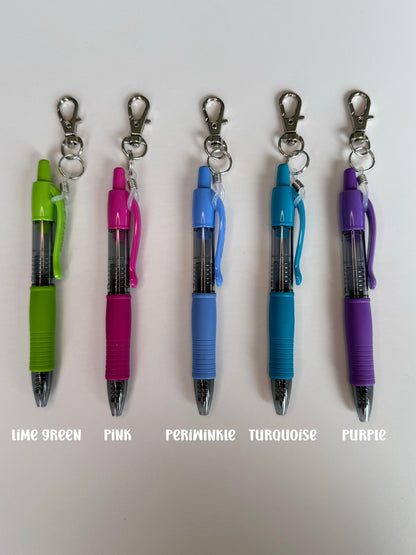 Gel ink pen for nurse badge reel accessory pen holder medical assistant lab tech breakaway lanyard pen keychain new nurse phlebotomist xray