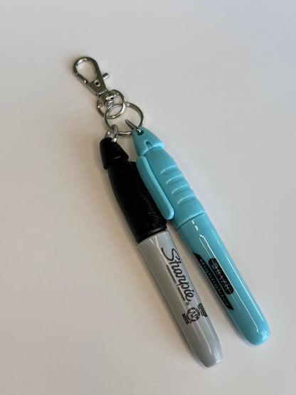 Permanet marker highlighter nursing badge reel accessory er nurse badge reel medical assistant breakaway lanyard pen keychain new nurse gift