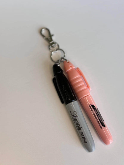 Permanet marker highlighter nursing badge reel accessory er nurse badge reel medical assistant breakaway lanyard pen keychain new nurse gift
