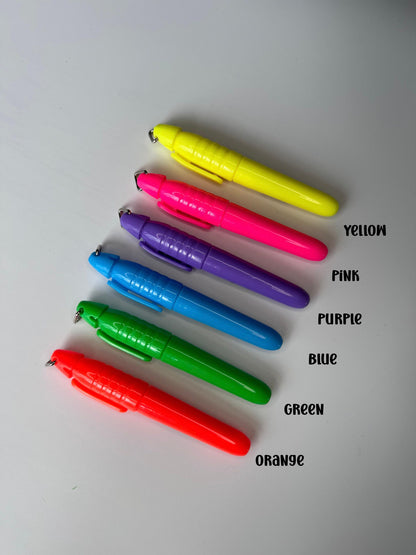 Permanet marker highlighter nursing badge reel accessory er nurse badge reel medical assistant breakaway lanyard pen keychain new nurse gift