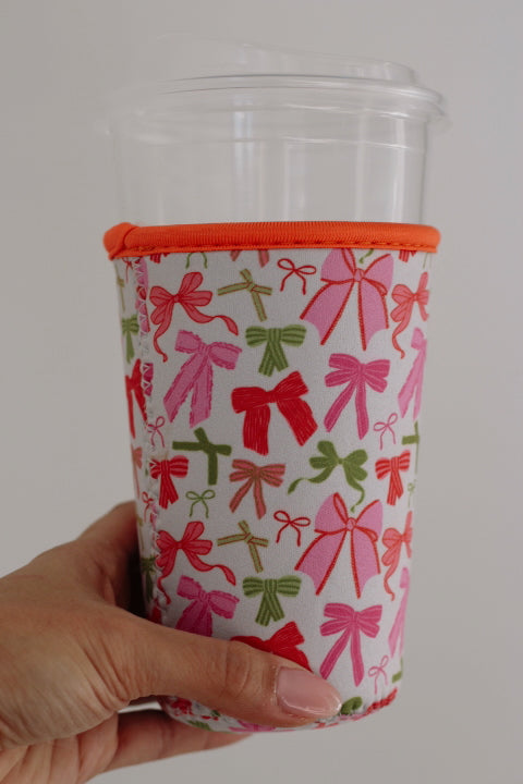 Coquette Bow Coffee Coozie